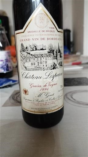 Bordeaux Graves-de-vayres Château Lesparre 1994