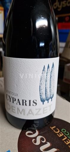 Thung lũng Rhône Ventoux Demazet Cyparis Không niên vụ