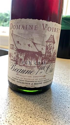 Burgundsko Beaune Premier Cru Domaine Voiret Aux Cras Neročník