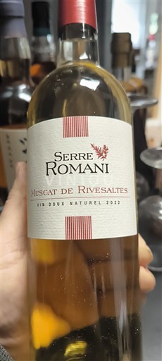 Roussillon Muscat de Rivesaltes Serre Romani 2022