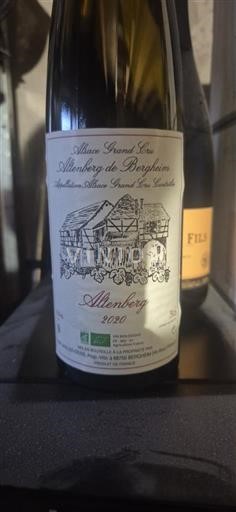 Alsace Alsace Grand Cru Grand Cru Altenberg de Bergheim Altenberg 2020