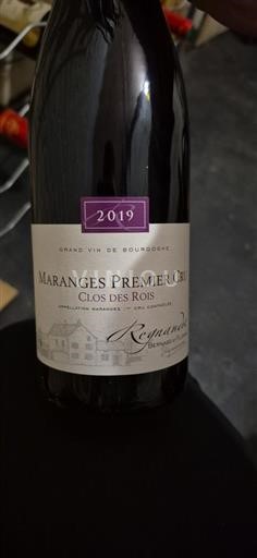 Burgundsko Maranges Premier Cru Raguenot Clos des Rois 2019