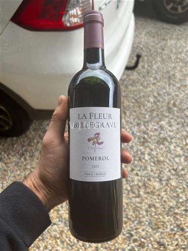 Bordéus Pomerol La Fleur Bellegrave 2022