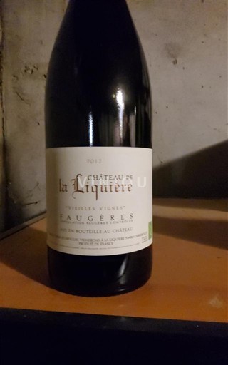 Langvedok Faugères Château La Liquière Vieilles Vignes 2012