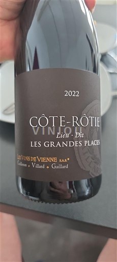 Rhône Valley Côte-Rôtie Les Vins de Vienne Les Grandes Places 2022