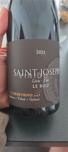 Rhône-dalen Saint-Joseph Les Vins de Vienne Lieu-Dit Le Biez 2021