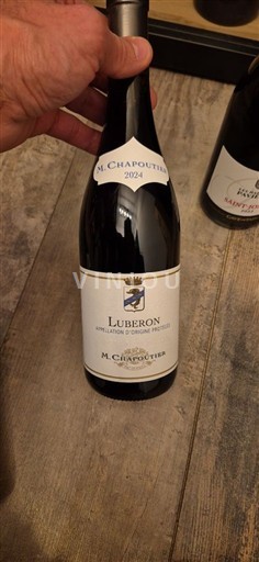 Vinhos Rouge sec M. Chapoutier 2024 França Vale do Ródano Luberon AOC