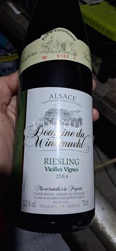 Alsácia Domaine Windmuehl Vieilles Vignes 2004