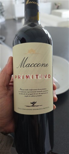 Apulia Wines Unspecified Maccone Primitivo 2021