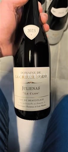 Beaujolais Juliénas Domaine La Creuze Noire Le Clos 2023