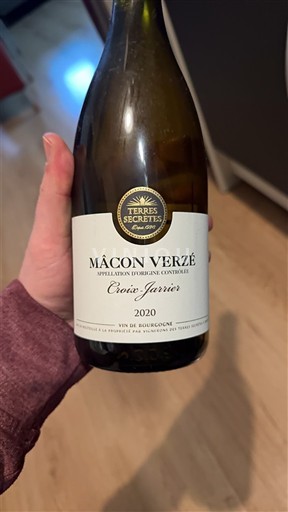 Borgogna Mâcon e Mâcon-Villages Terres Secrètes Croix Jarrier 2020