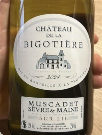 Loirevallei Muscadet-Sèvre-et-Maine Château La Bigotière 2024