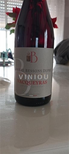 Weine Rouge sec Réserve Bessons Dupré 2023 Frankreich Rhônetal Vacqueyras AOC
