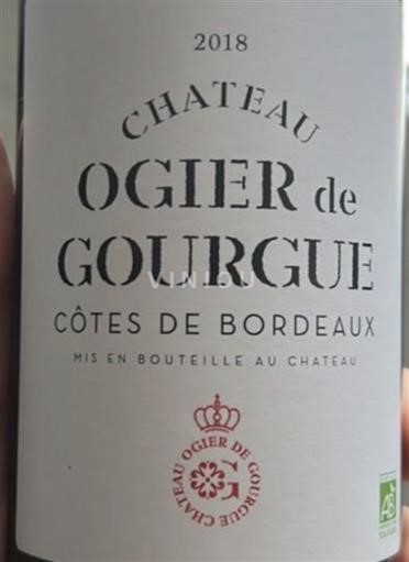 Bordeaux Côtes de Bordeaux Château Ogier de Gourgue 2018