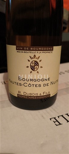 Burgundsko Hautes Côtes de Nuits R. Dubois & Fils 2023