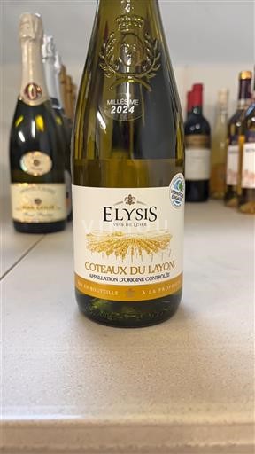 Wijnen Blanc moelleux Elysis 2024 Frankrijk Loirevallei Coteaux du Layon AOC
