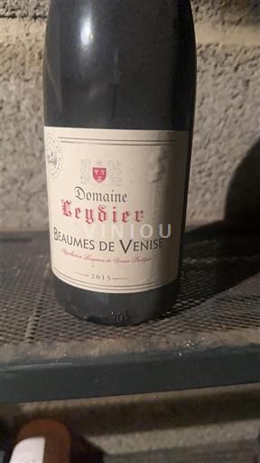 Rhône-dalen Beaumes de Venise Domaine Leydier 2015