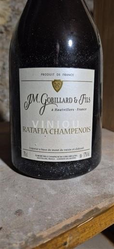 Šampanja Ratafia champenois J.M. Gobillard & Fils Neleten.