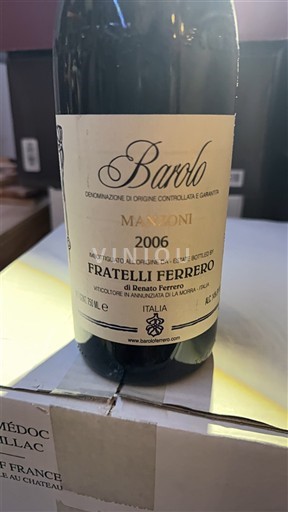 Piamonte Barolo Fratelli Ferrero Manzoni 2006