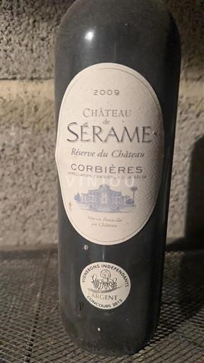 Languedoc Corbières Château Sérame Réserve du Château 2009