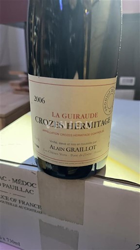 Rhônen laakso Crozes-Hermitage Alain Graillot La Guiraude 2006