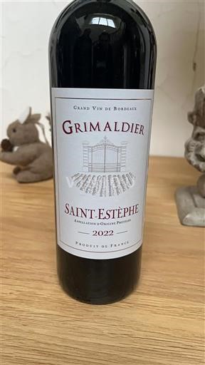 Bordeaux Saint-Estèphe Grimaldier 2022