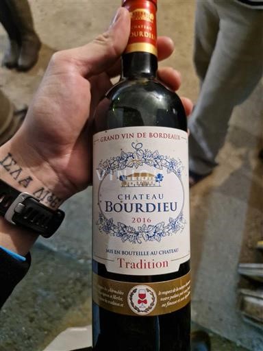 Bordeaux Blaye-Côtes-de-Bordeaux Château Bourdieu Tradition 2016
