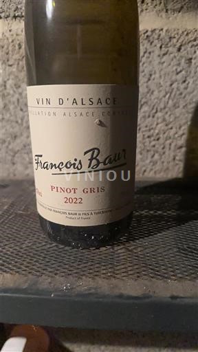 Alsace Pinot xám François Baur 2022