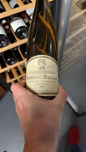 Elsass Riesling Grand Cru Schlegel Boeglin Grand Cru Zinnkoepflé Riesling 2005