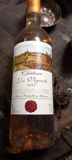 Bordeaux Sainte-Croix-Du-Mont Château Les Vignots 2005