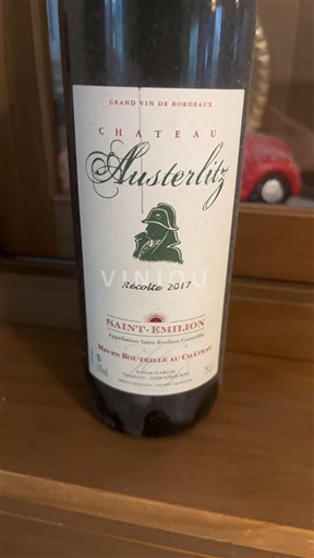 Burdeos Saint-Émilion Château Austerlitz 2017
