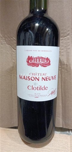Bordeaux Blaye-côtes-de-bordeaux Château Maison Neuve Clotilde 2020