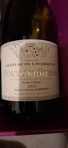 Borgoña Pouilly-fuissé Château Lavernette Vers Châne 2022