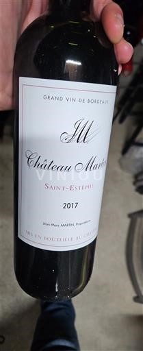 Bordeaux Saint-Estèphe Château Marti 2017