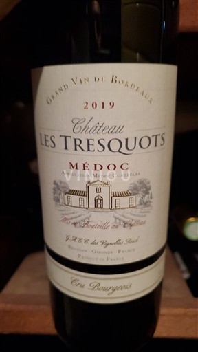 Bordeaux Médoc Château Les Tresquots 2019