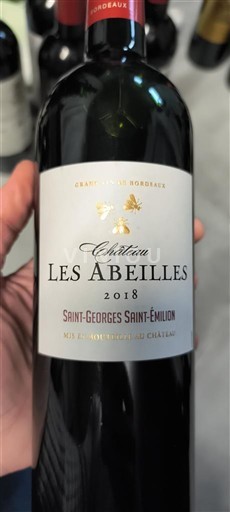 Bordeaux Saint-Georges-Saint-Émilion Château Les Abeilles 2018