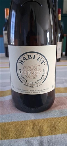 Loirevallei Coteaux-de-l'Aubance Domaine Bablut Unique 2015