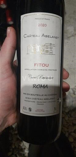 Languedoc Fitou Château Abelanet Patrimoine Roma 2020