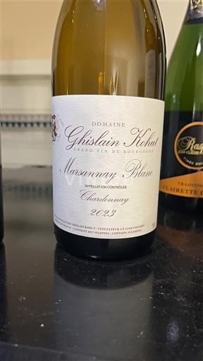 Burgundy Marsannay Domaine Ghislain Kohut Marsannay Blanc Chardonnay 2023