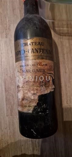 Bordeaux Margaux Château Boyd-Cantenac 1985