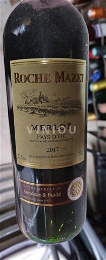 Languedoc-Roussillon Pays d'Oc Roche Mazet Spéciale Rondeur & Fruité 2017