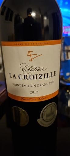 Bordeaux Saint-Émilion Grand Cru Grand Cru Château La Croizille 2017