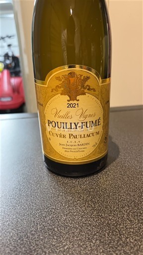 Loiren laakso Pouilly-fumé Jean-Jacques Bardin Paullacum Vieilles Vignes 2021