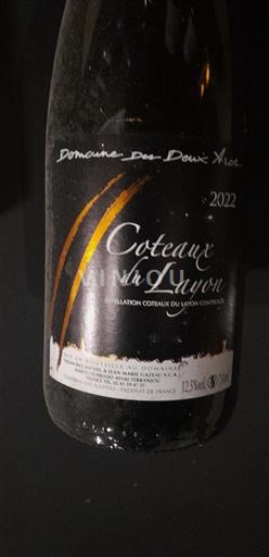 Wijnen Blanc moelleux Domaine S Deux Arcs 2022 Frankrijk Loirevallei Coteaux du Layon AOC