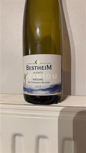 Vine Blanc sec des Chasseurs de Lune Bestheim 2019 Frankrig Alsace Ikke specificeret AOC
