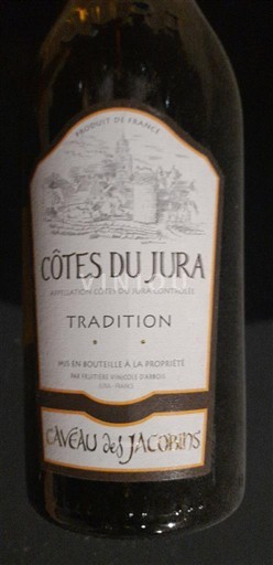 Jura Côtes-du-Jura Caveau des Jacobins Tradition 2020