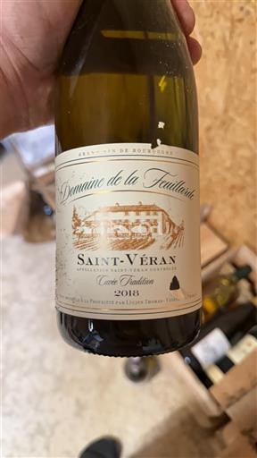 Burgundsko Saint-Véran Domaine La Feuillarde Tradition 2018