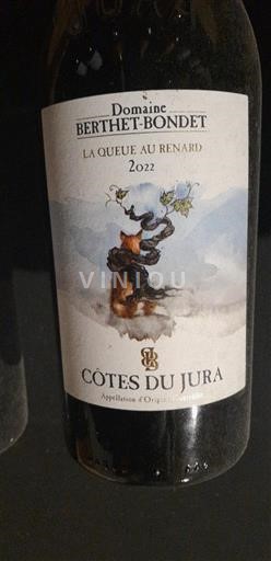 Jura Côtes-du-jura Domaine Berthet-Bondet La Queue au Renard 2022