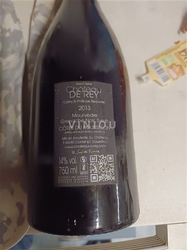 Roussillon Côtes-du-Roussillon Château Rey 2013