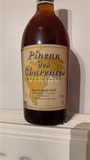 Poitou-Charentes Pineau des Charentes Jean-Claude GAY 1997